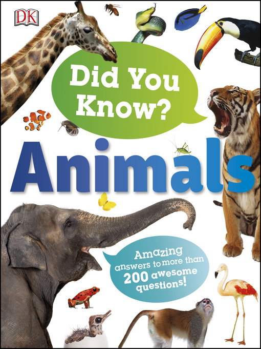 Cover image for Did You Know? Animals